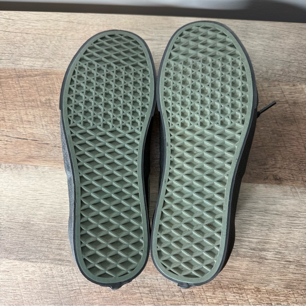 VANS Harry Potter Slytherin Laces Sneakers Black Green Snakeskin Pattern Sz 7.5 - Picture 9 of 12